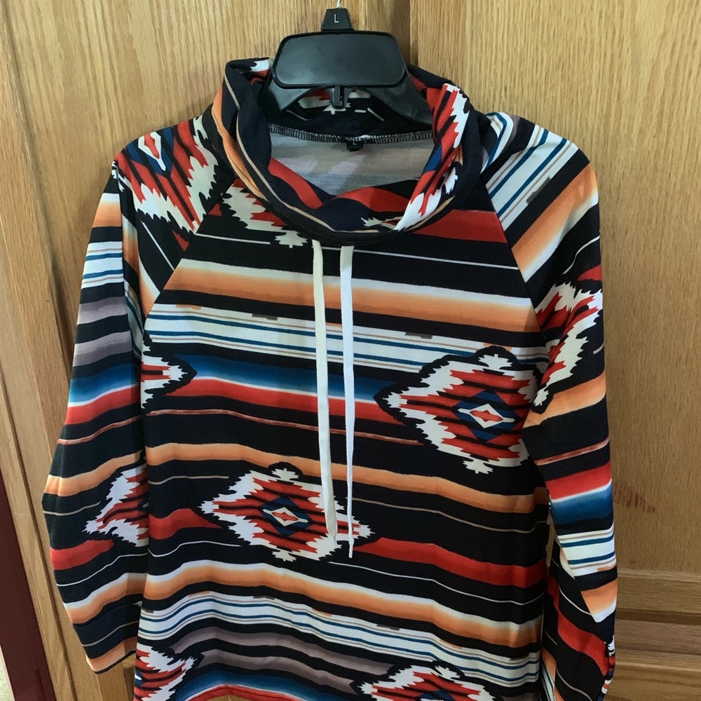 Aztec turtleneck